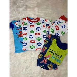 Bundle of boys pajama sets size 4T